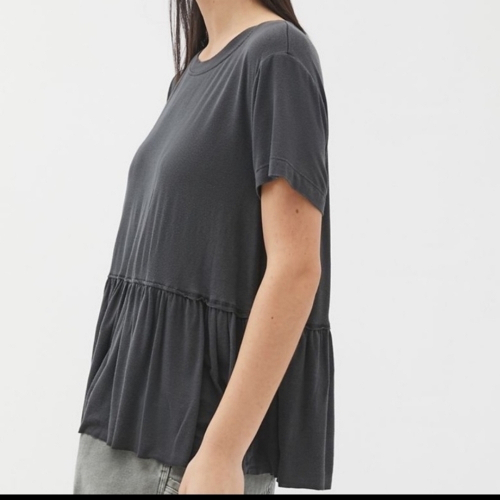 Truly Madly Deeply Oversized Peplum Tee Small